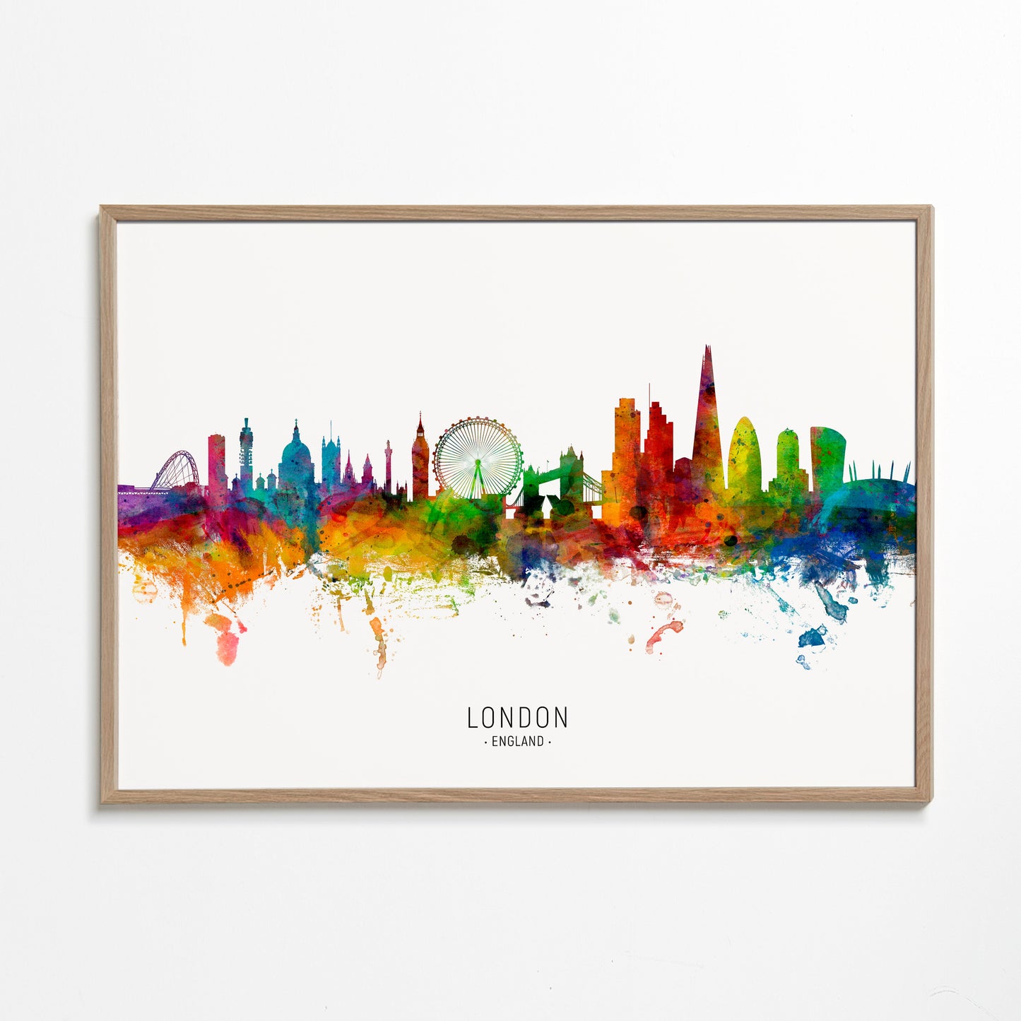 London skyline multicolour