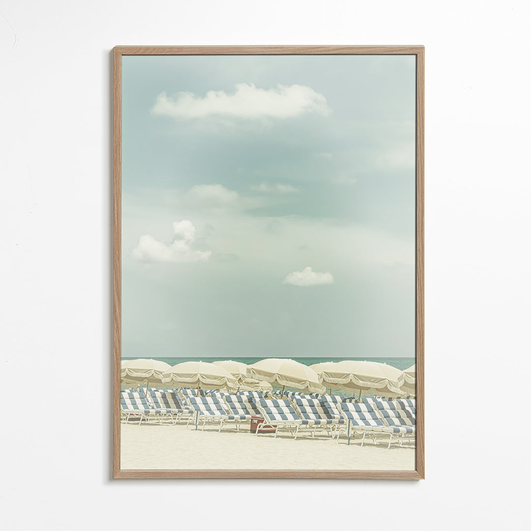 Vintage beach scene