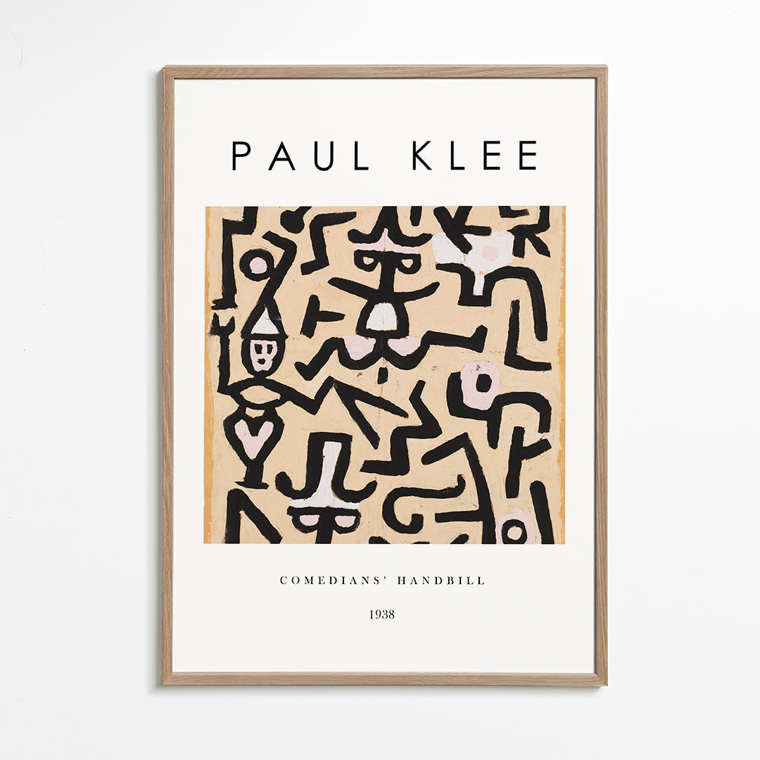 Comedians' Handbill Exhibition White - Paul Klee