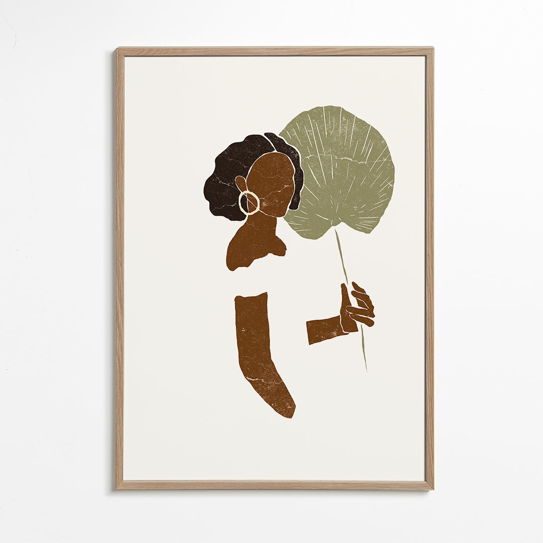 Boho Palmetto Fan Leaf III