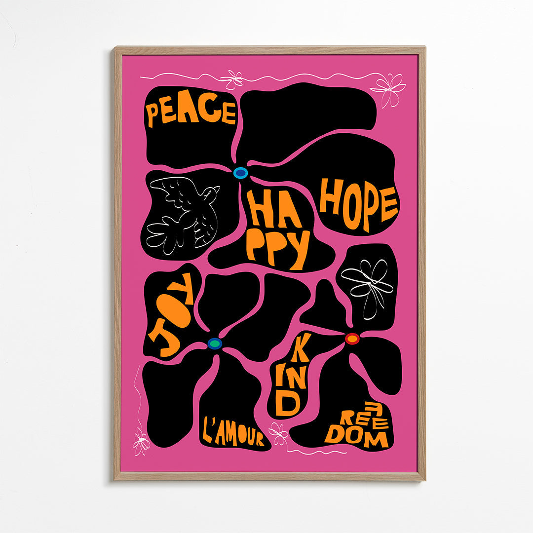 Flower of the Time - Purple - Frances Collett