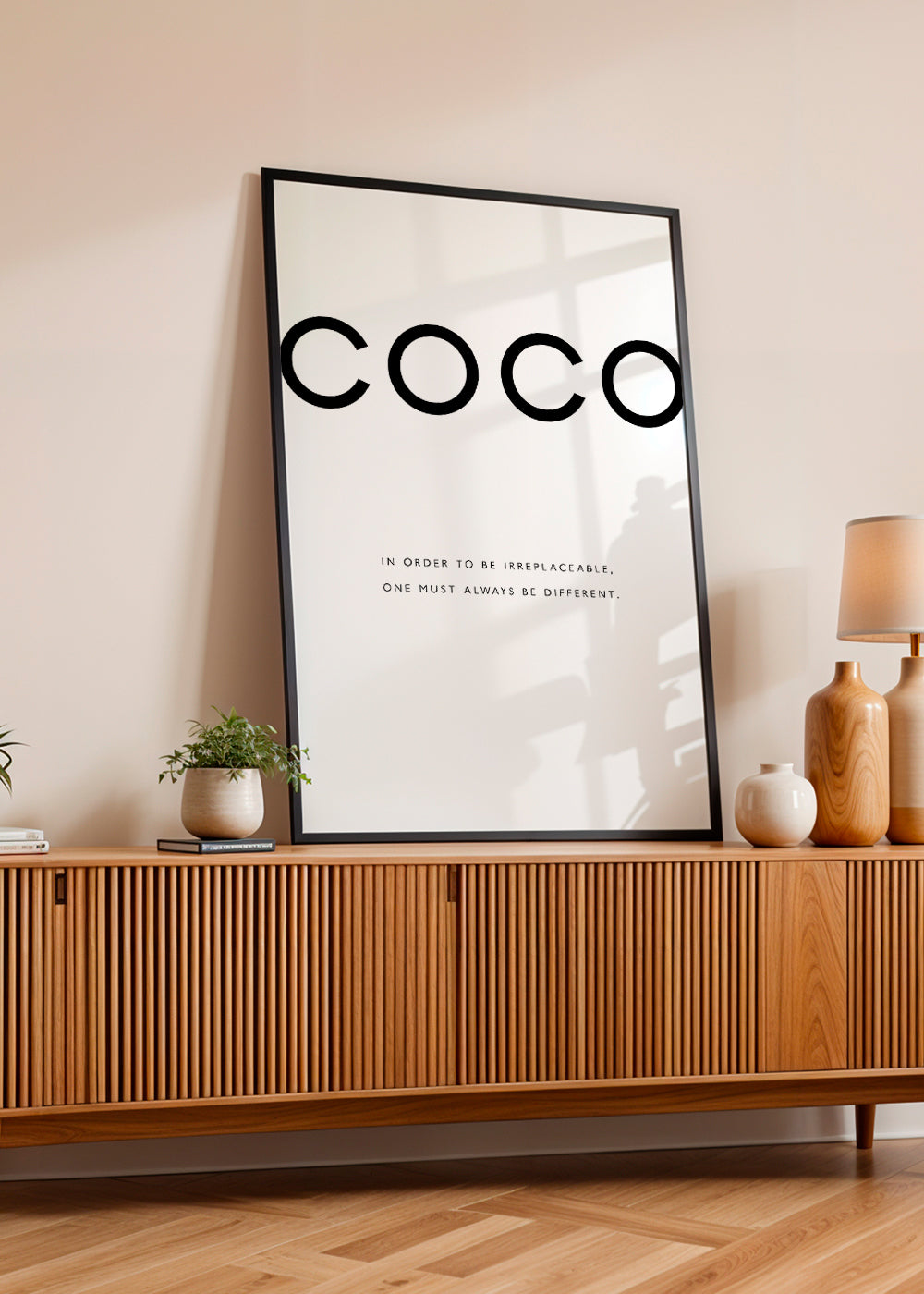 Black and white poster featuring COCO quote | Wall art, framed