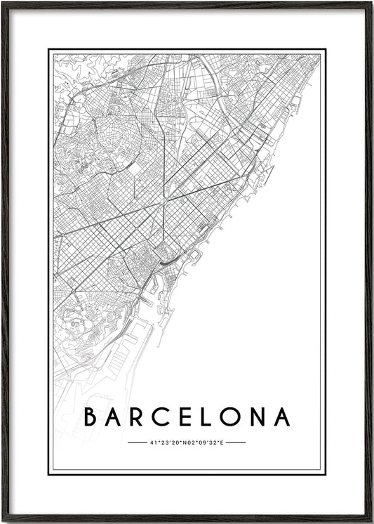 Barcelona map