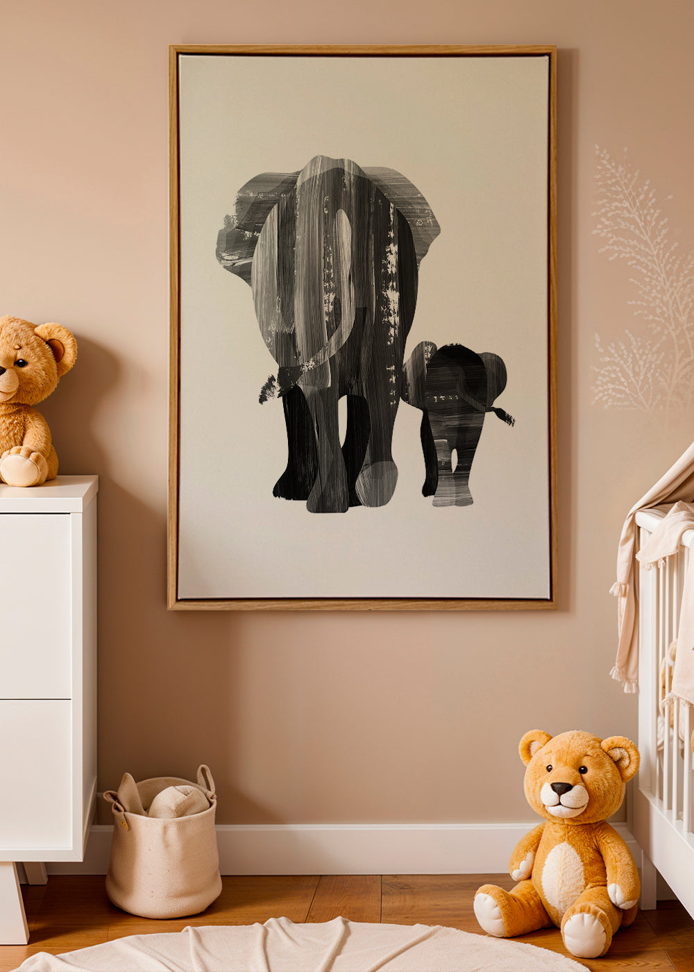 A walk together (black and white)