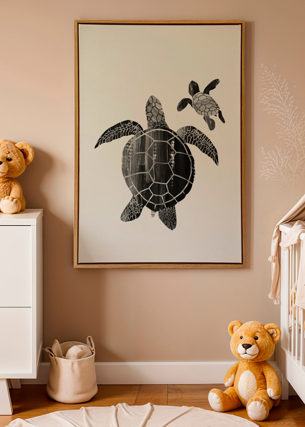 Shielded love (Black and white)