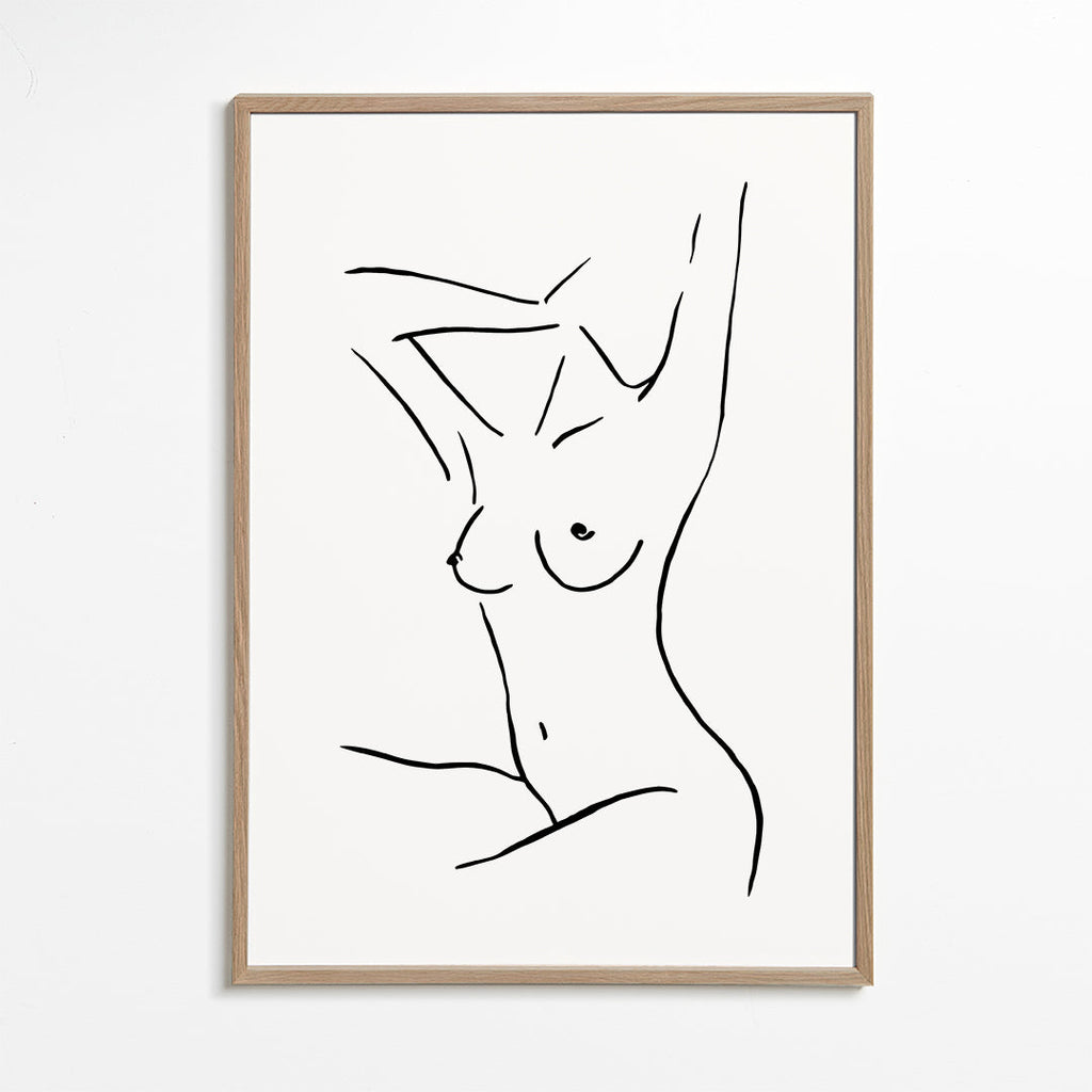 Body Sketch N 4 Black & White