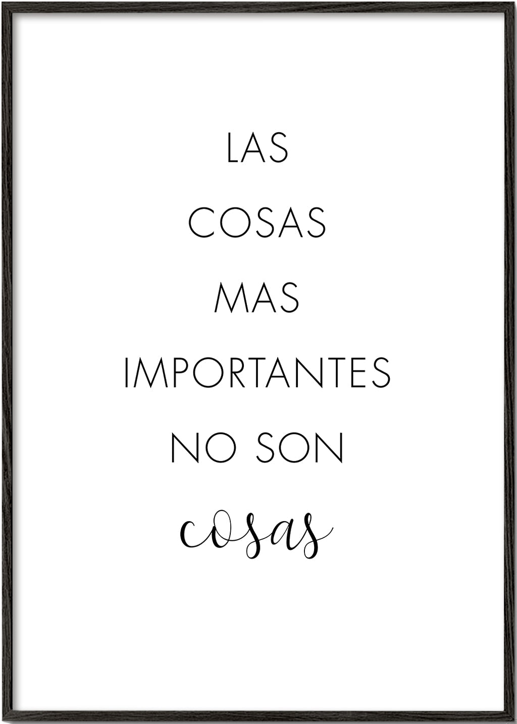 Las Cosas m��s Importantes no son Cosas
