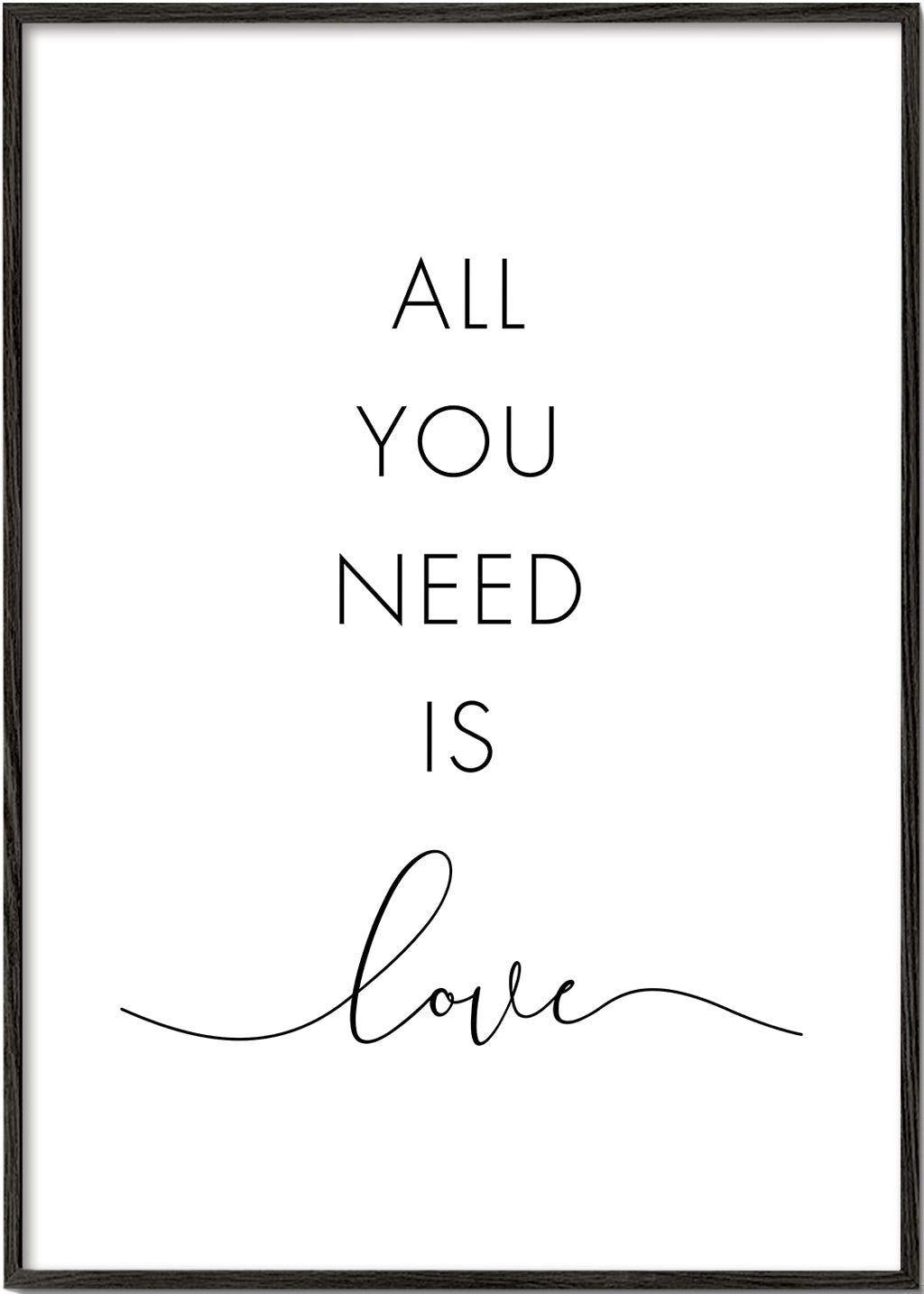 All you need is love