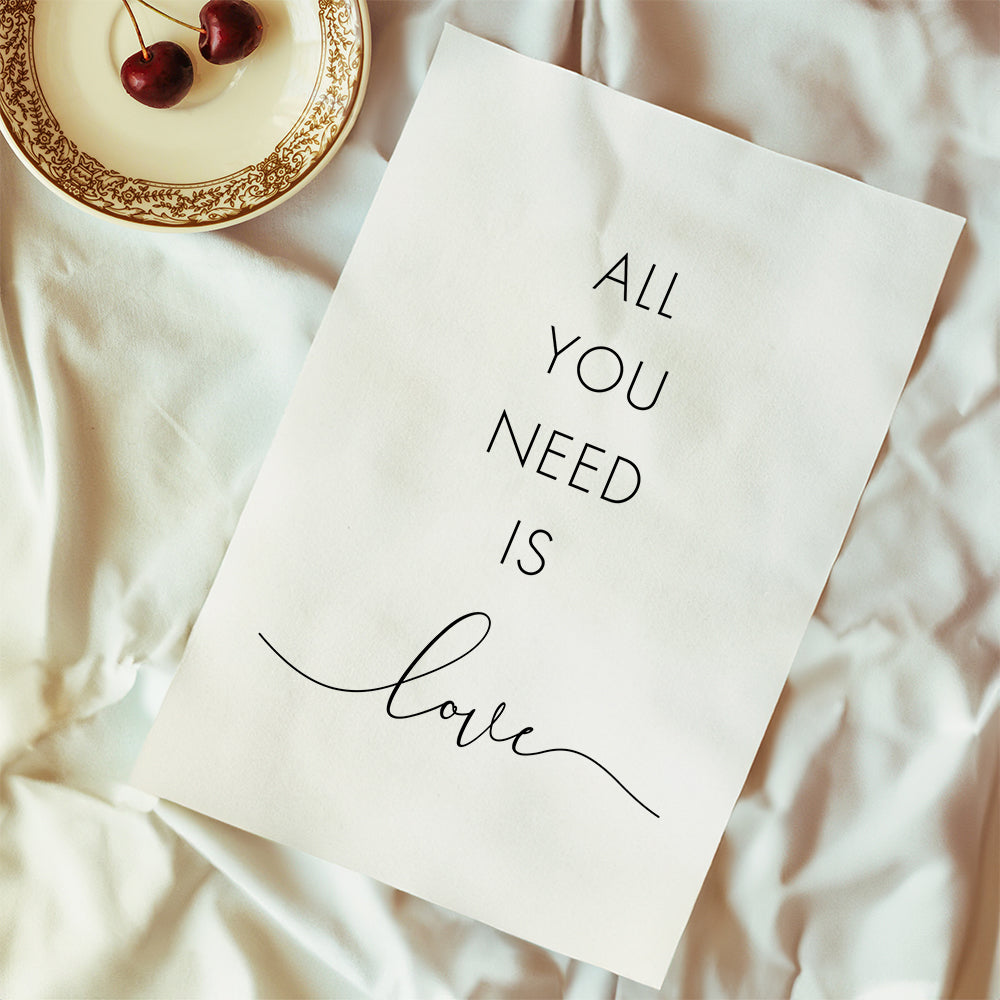 All you need is love