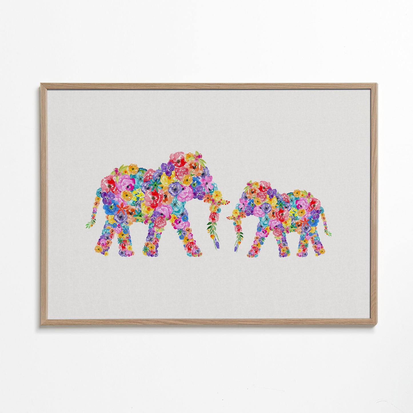 Floral Elephants