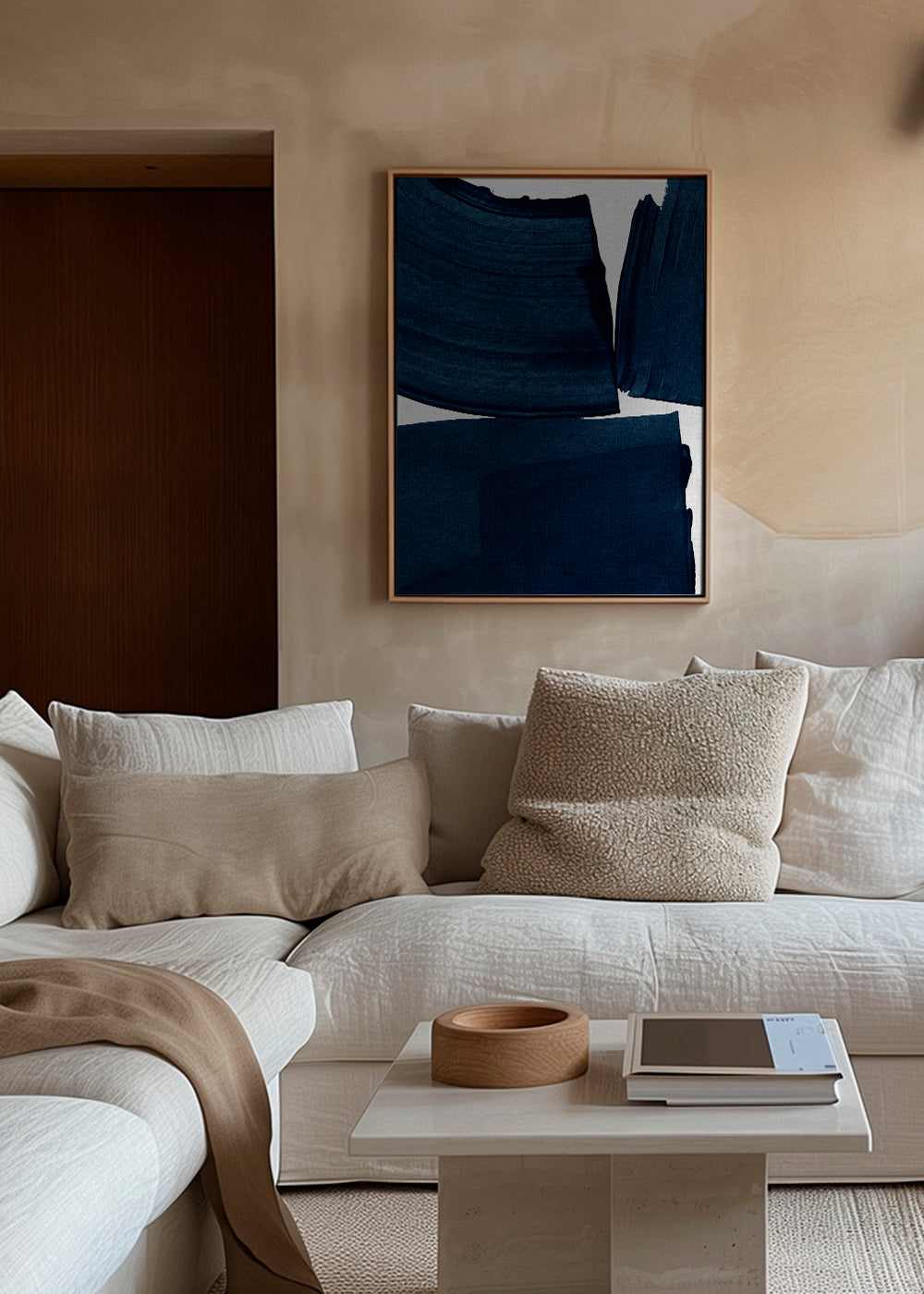 Minimalist Painting Blue I