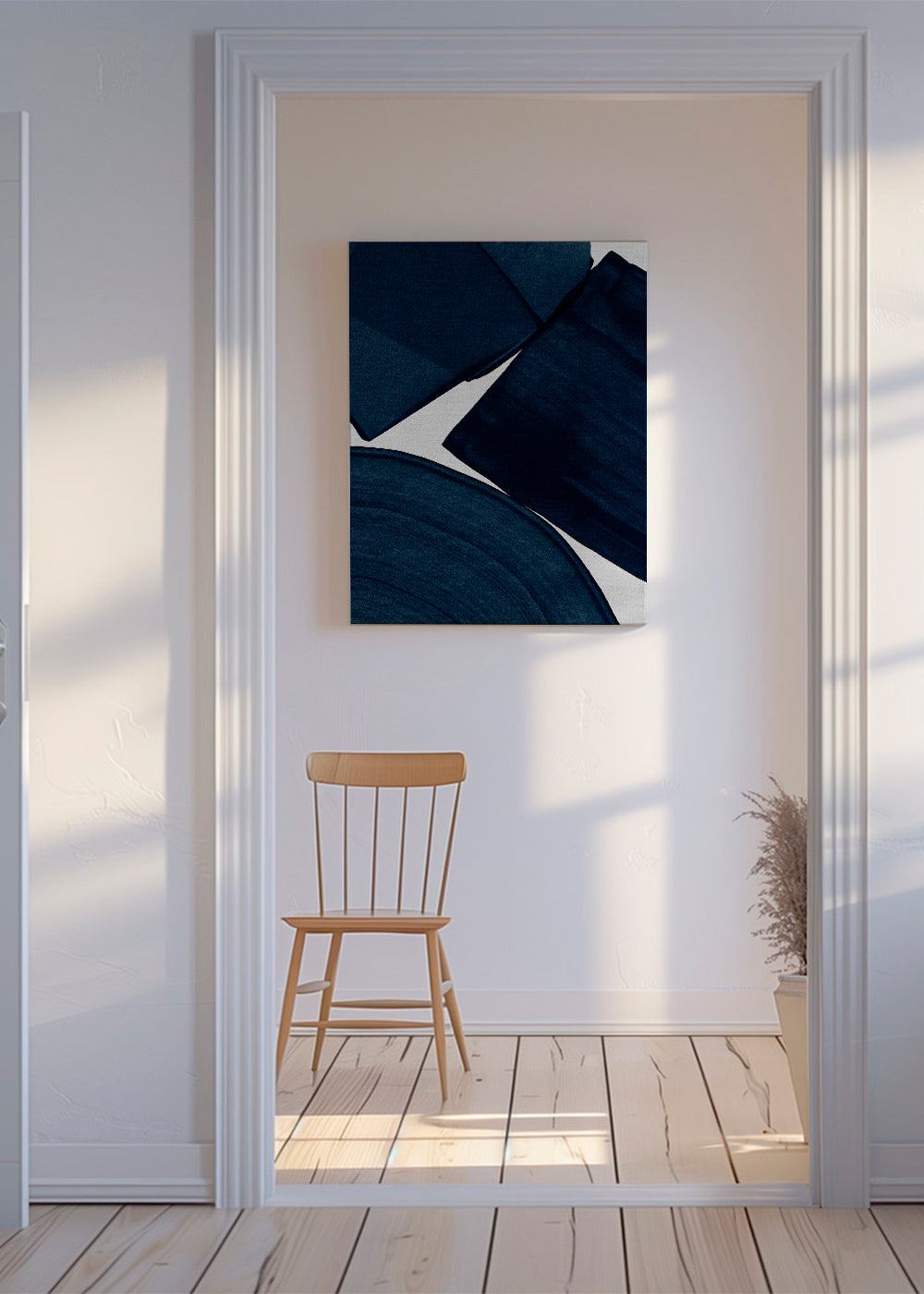 Minimalist Painting Blue II