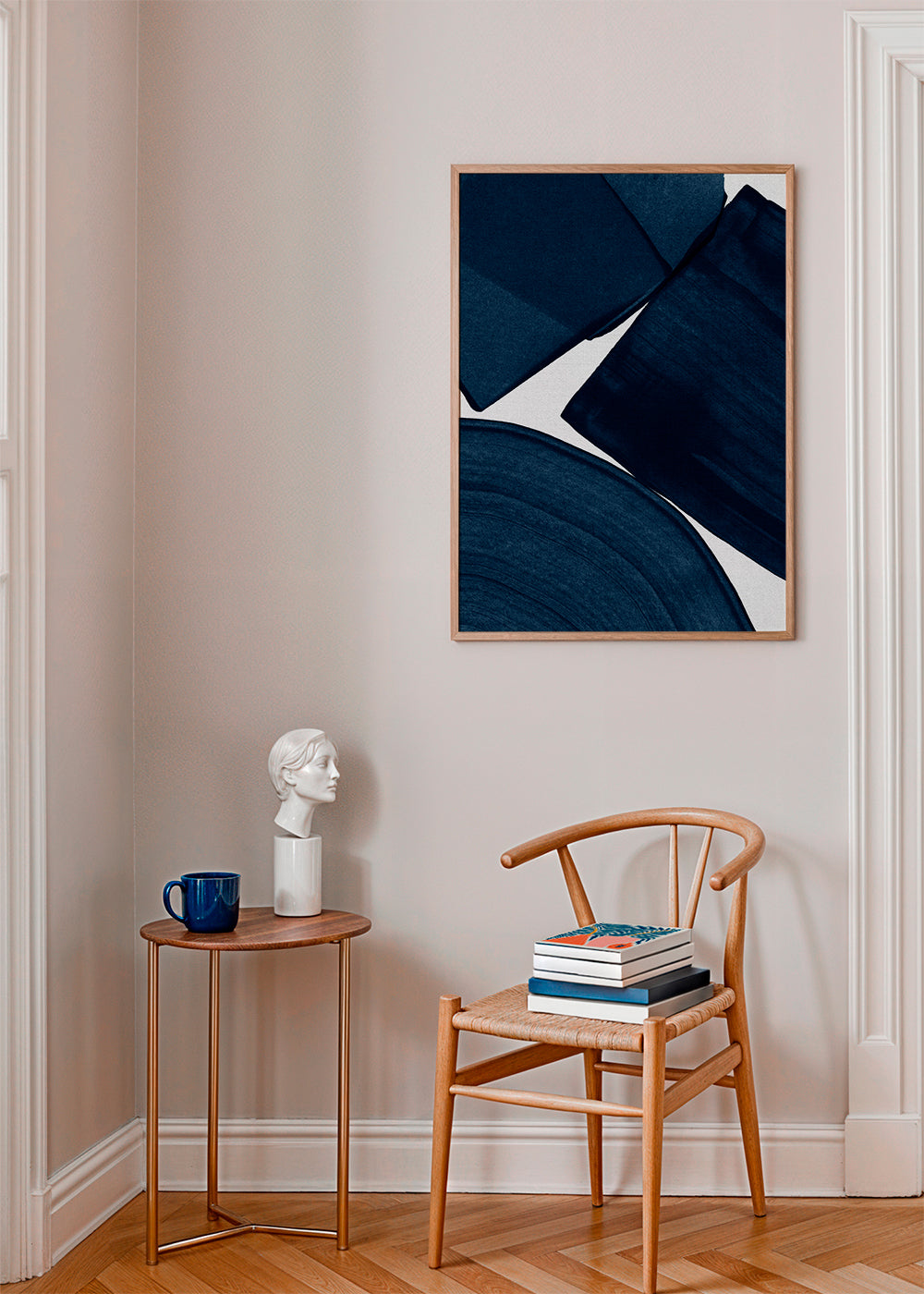 Minimalist Painting Blue II