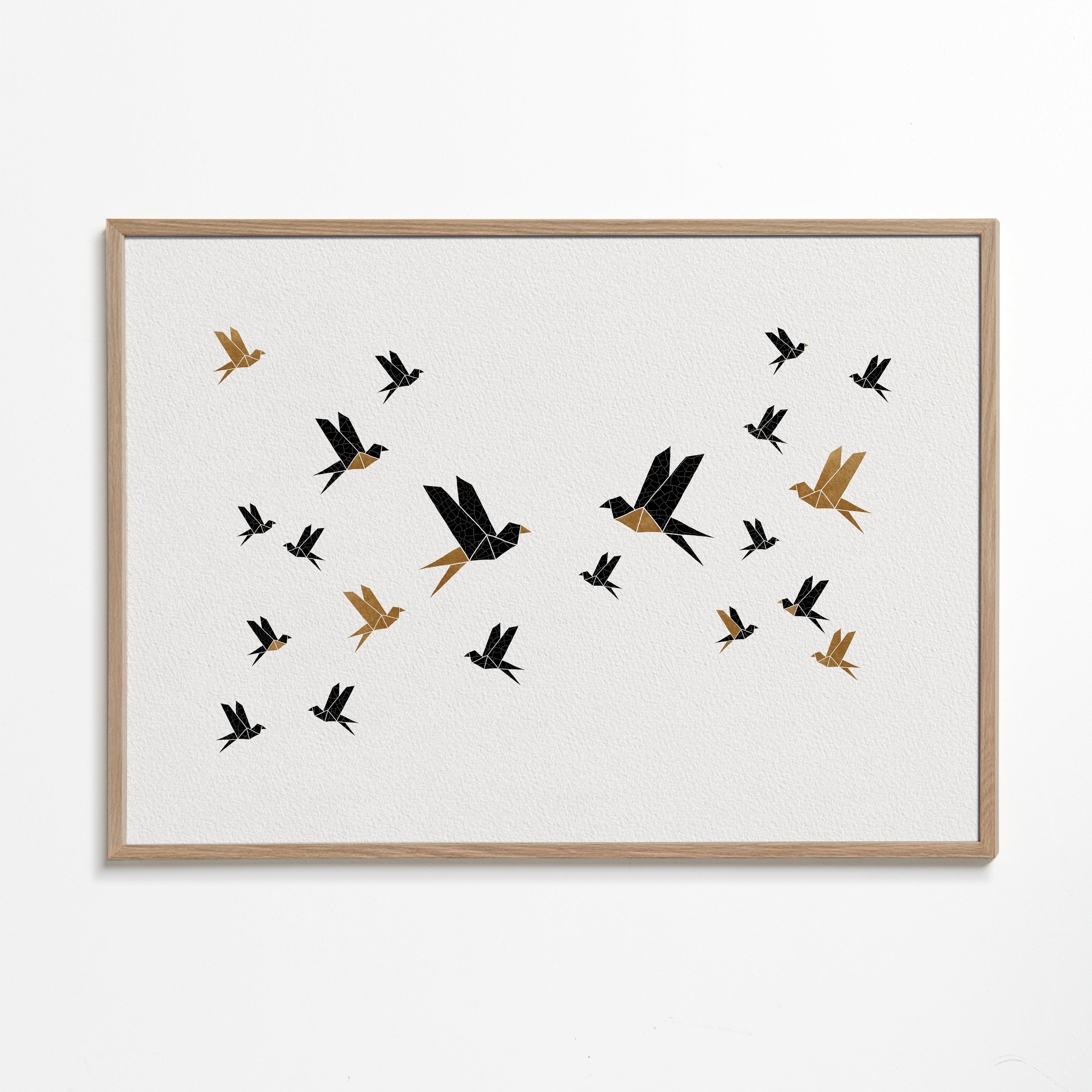 Origami Birds Collage III