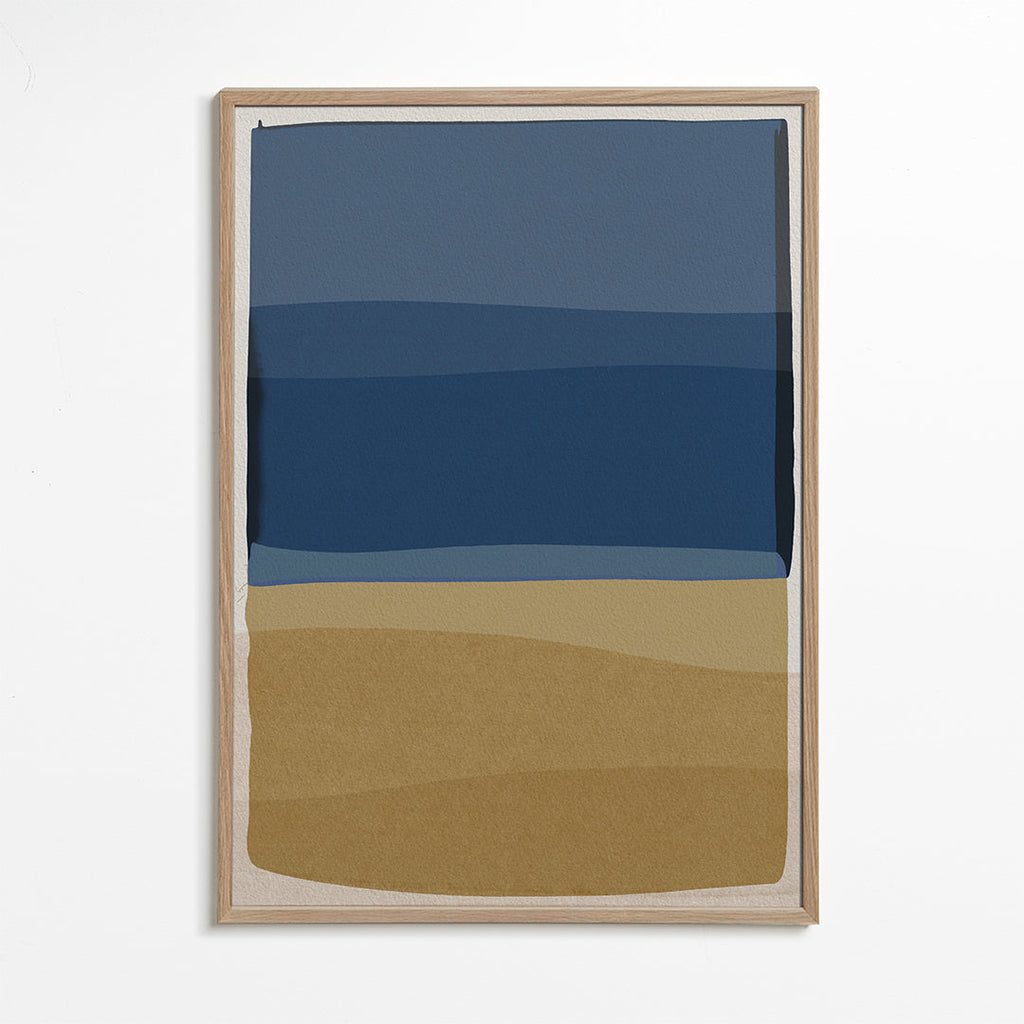 Modern Blue and Yellow