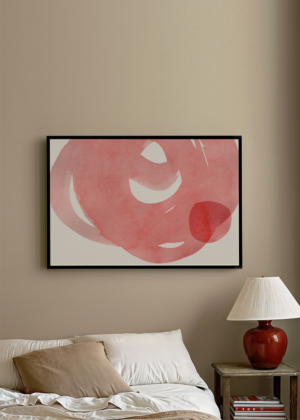 Minimal pink abstract 07