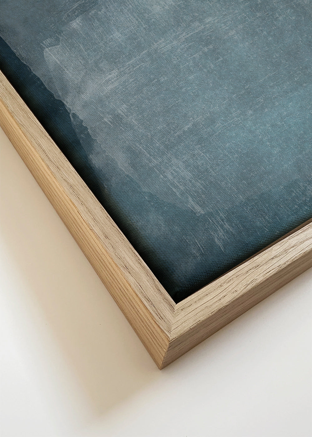 Minimal Abstract Blue Colorfield Painting 05