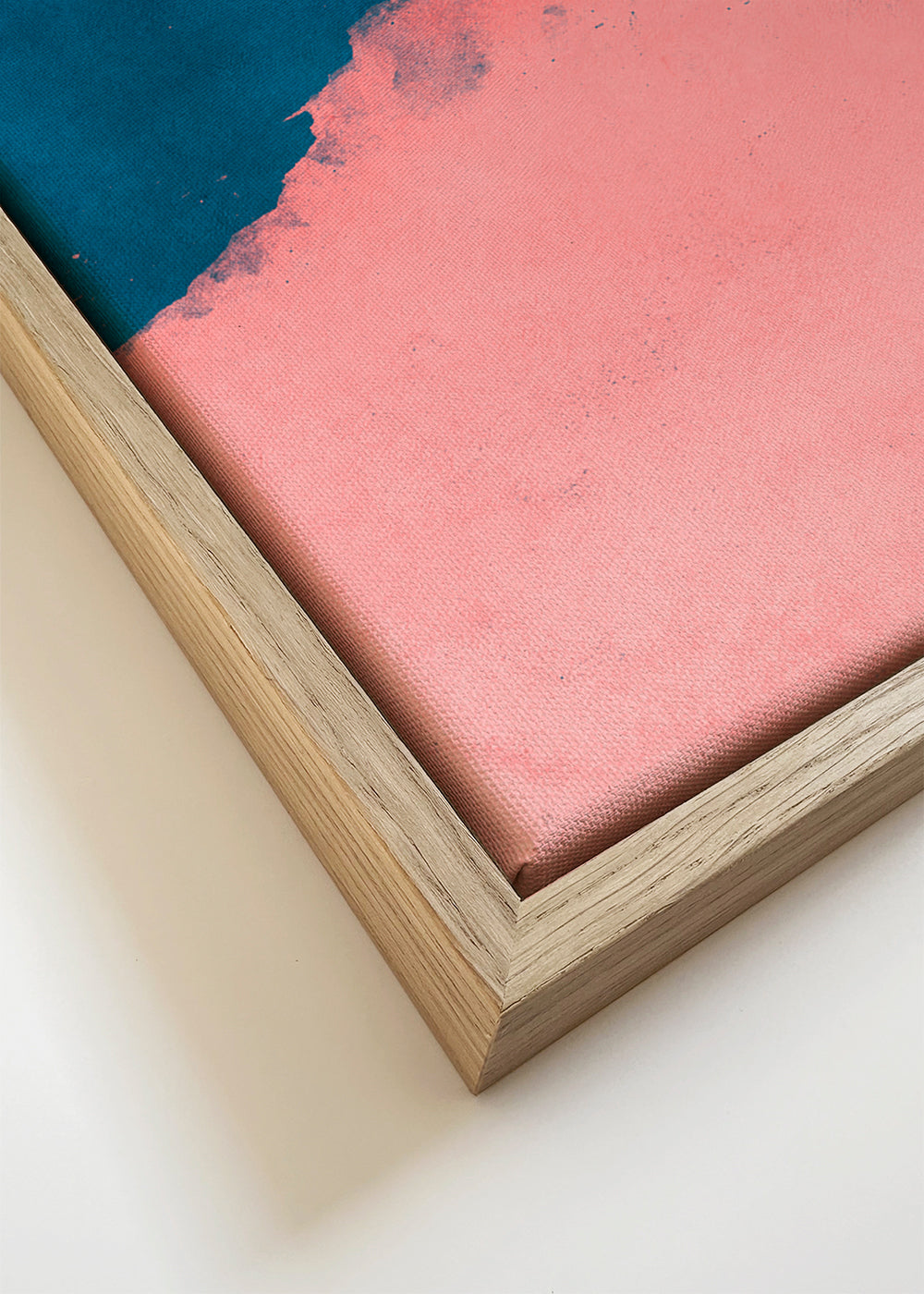 Minimal Landscape Pink and Navy Blue 01