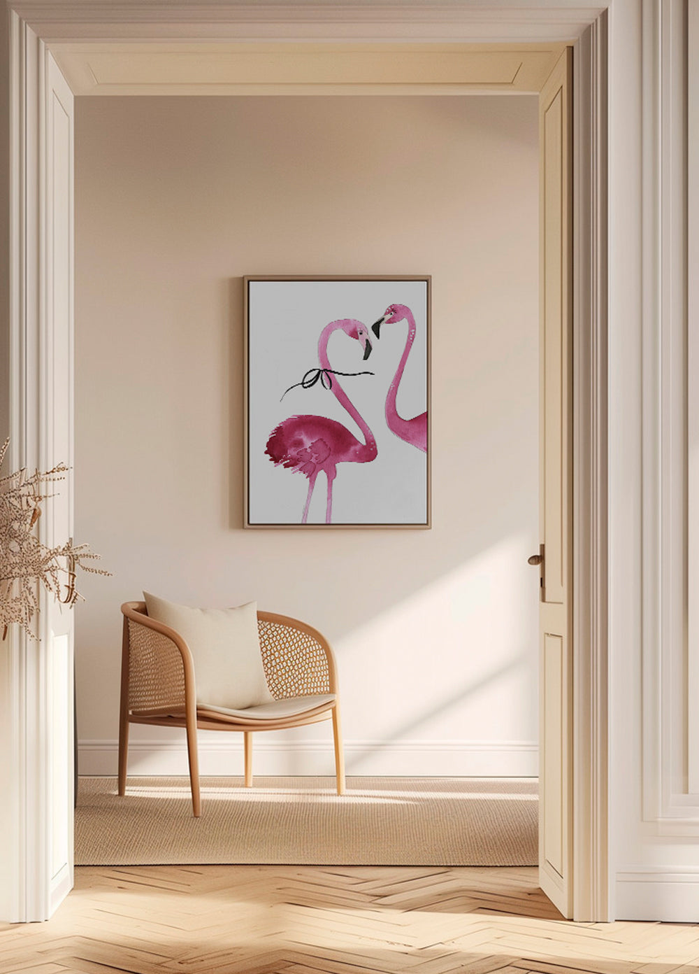 Flamingo couple cropped