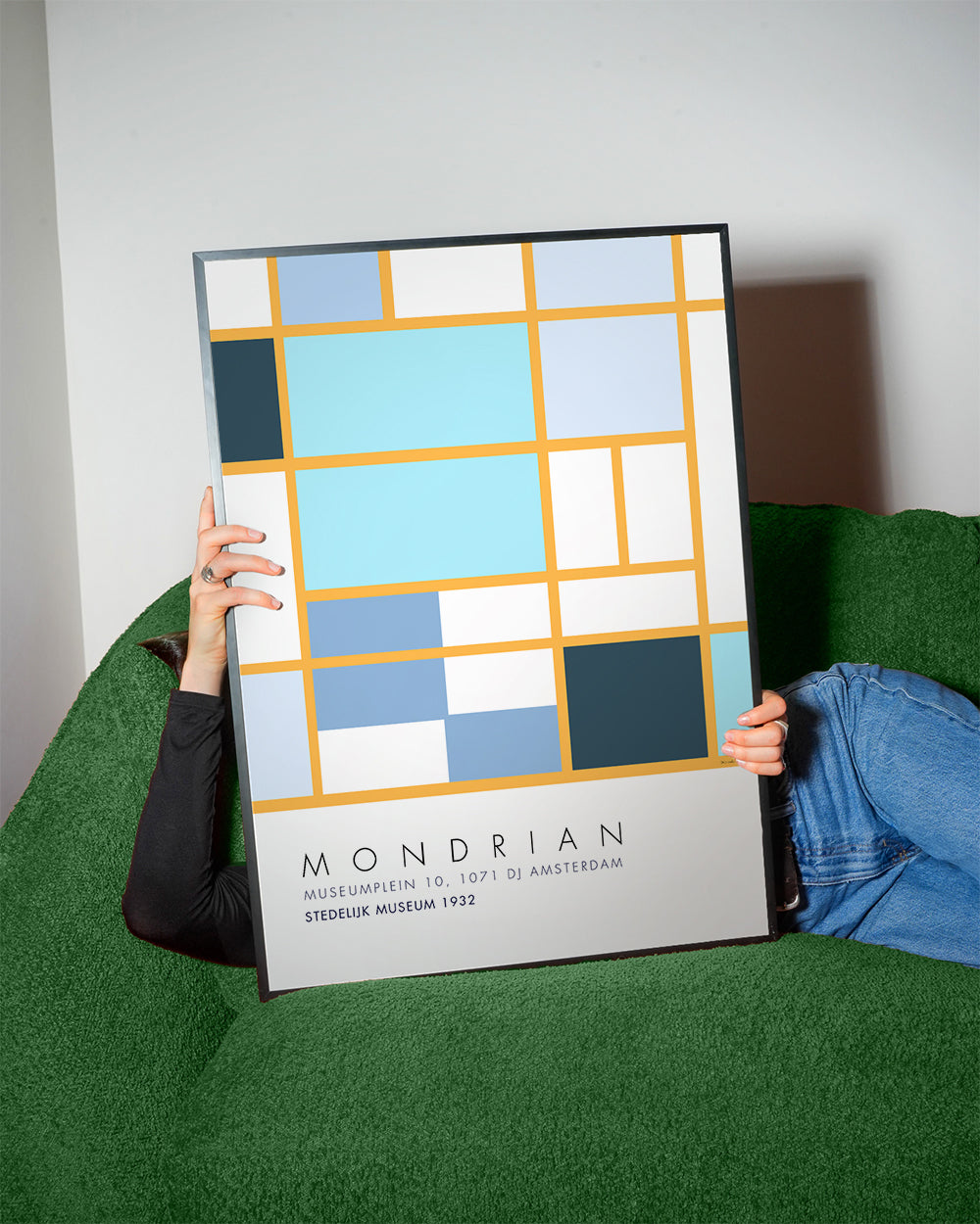 Mondrian Blue A