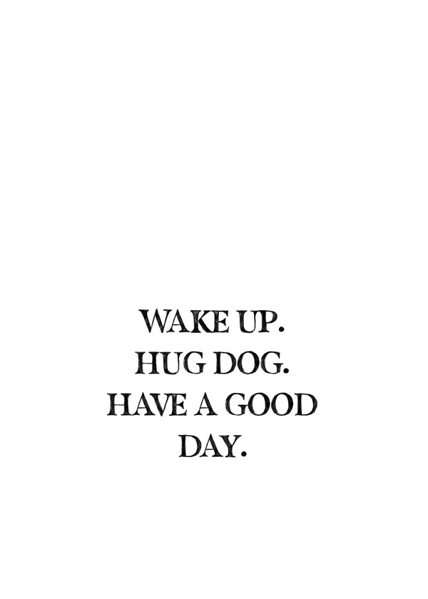 Dog Hug