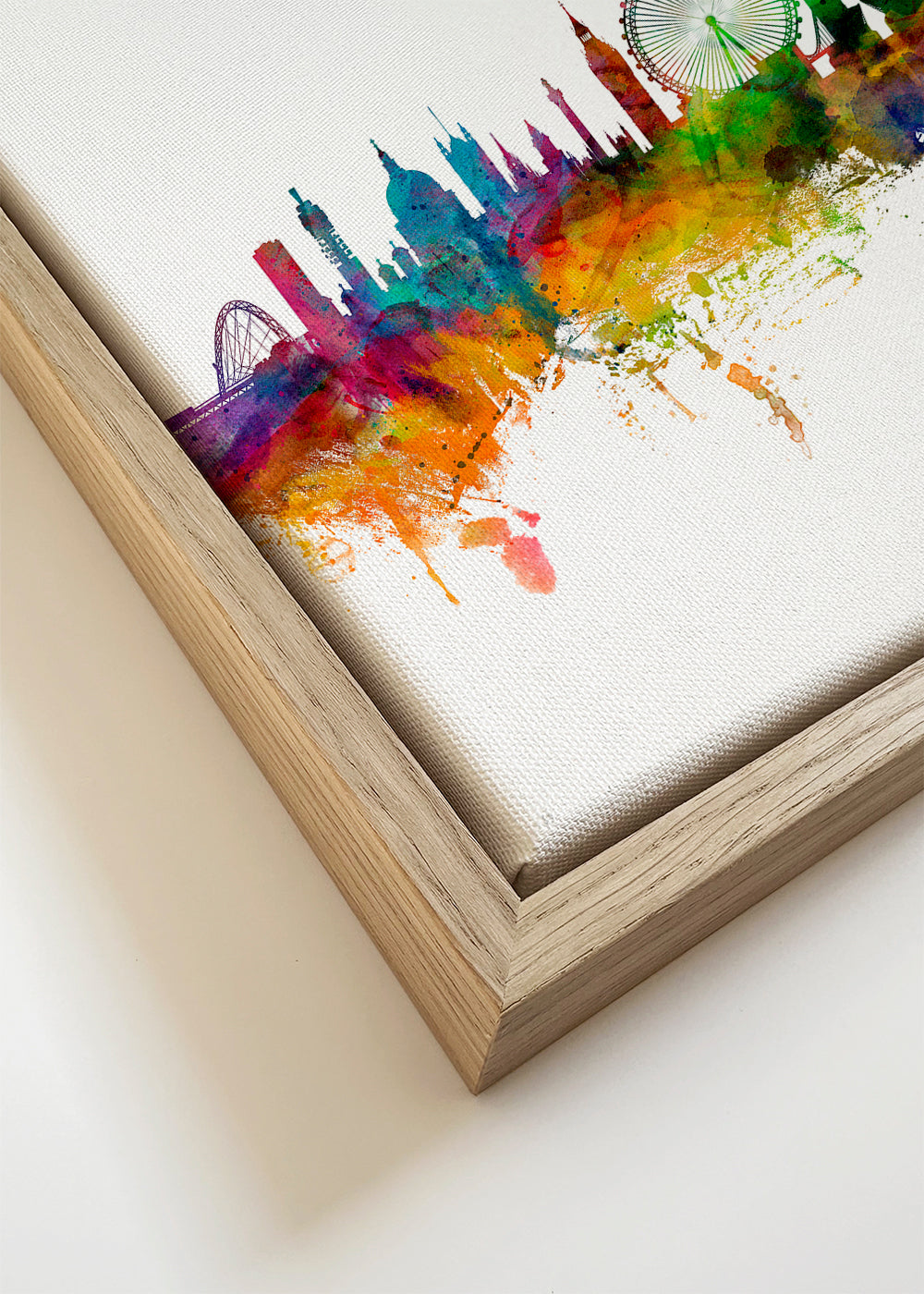 London skyline multicolour