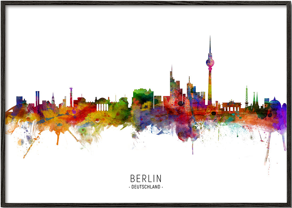 Berlin skyline multicolour