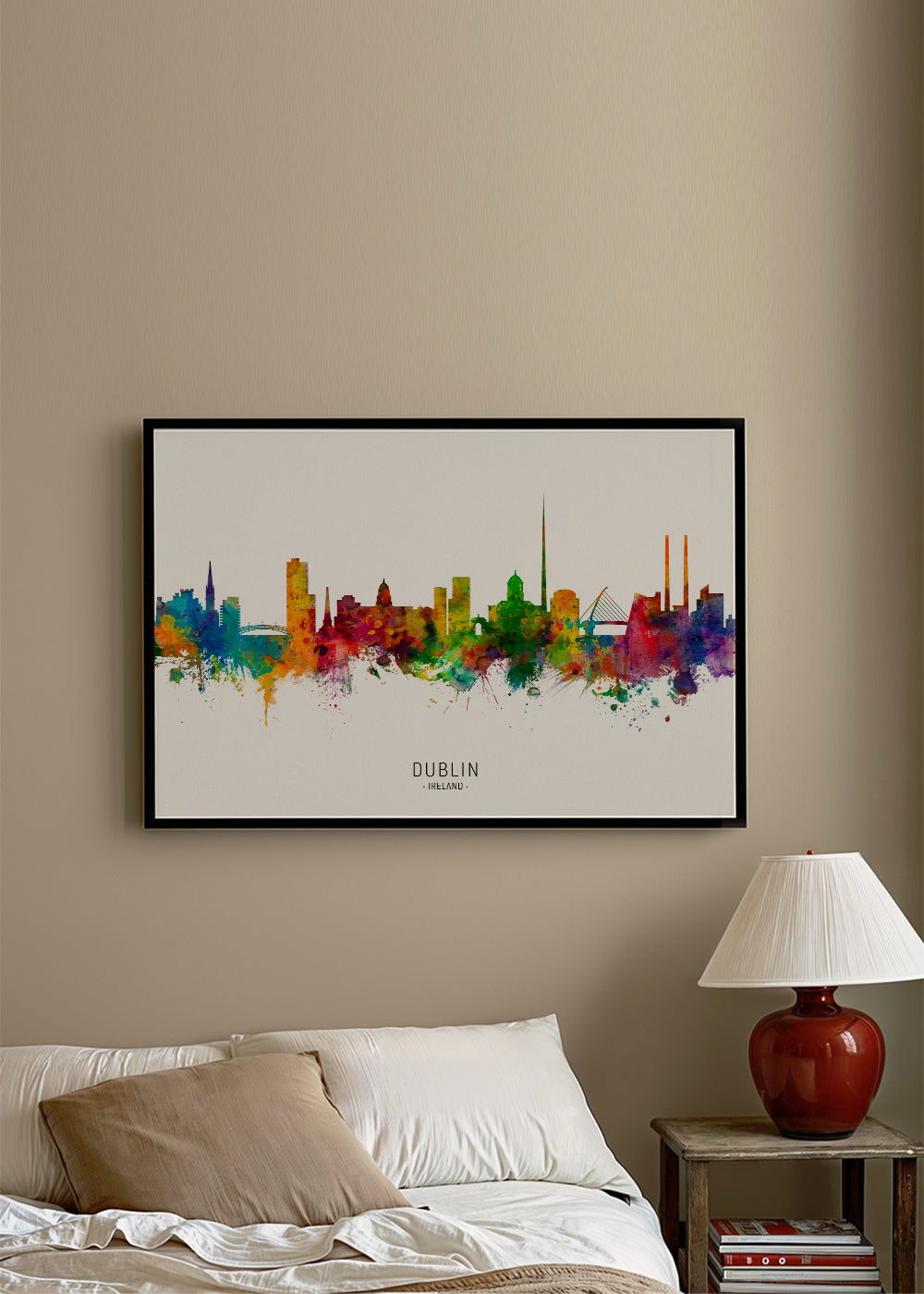 Dublin skyline multicolour