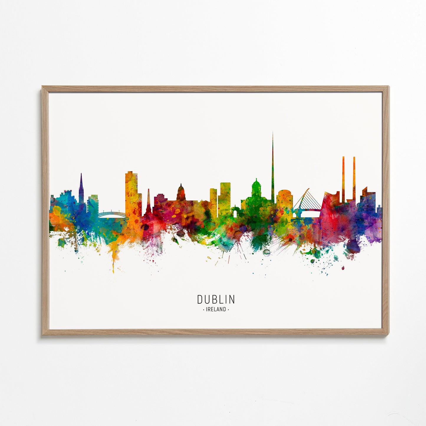 Dublin skyline multicolour