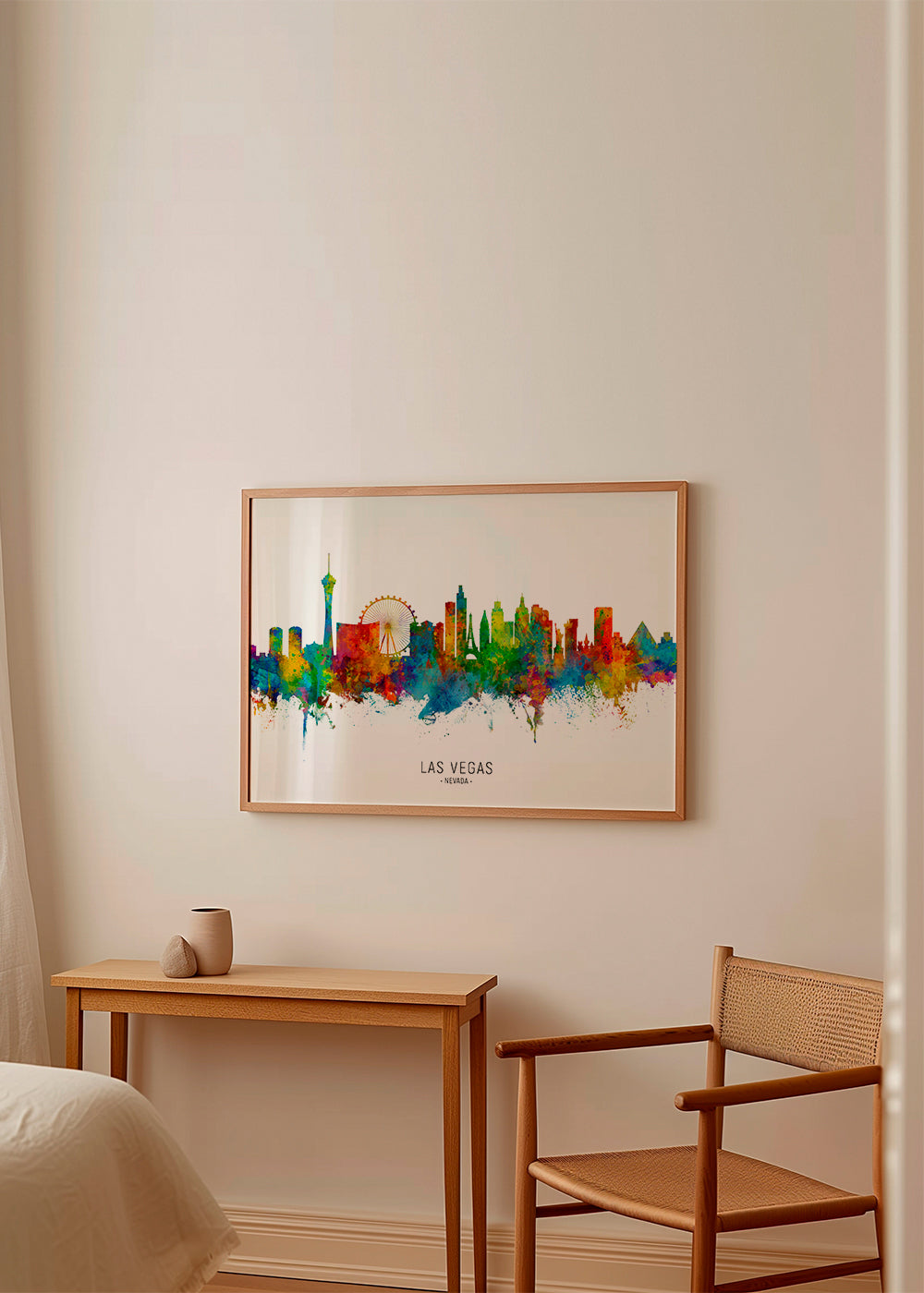 Las Vegas skyline multicolour