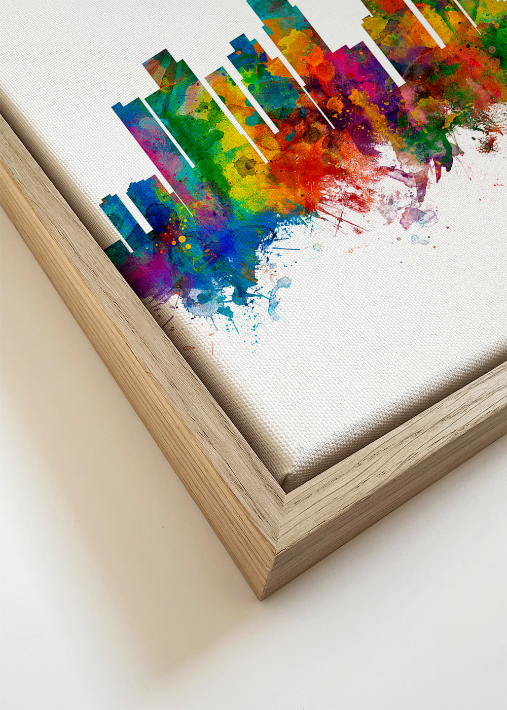 Los Angeles skyline multicolour