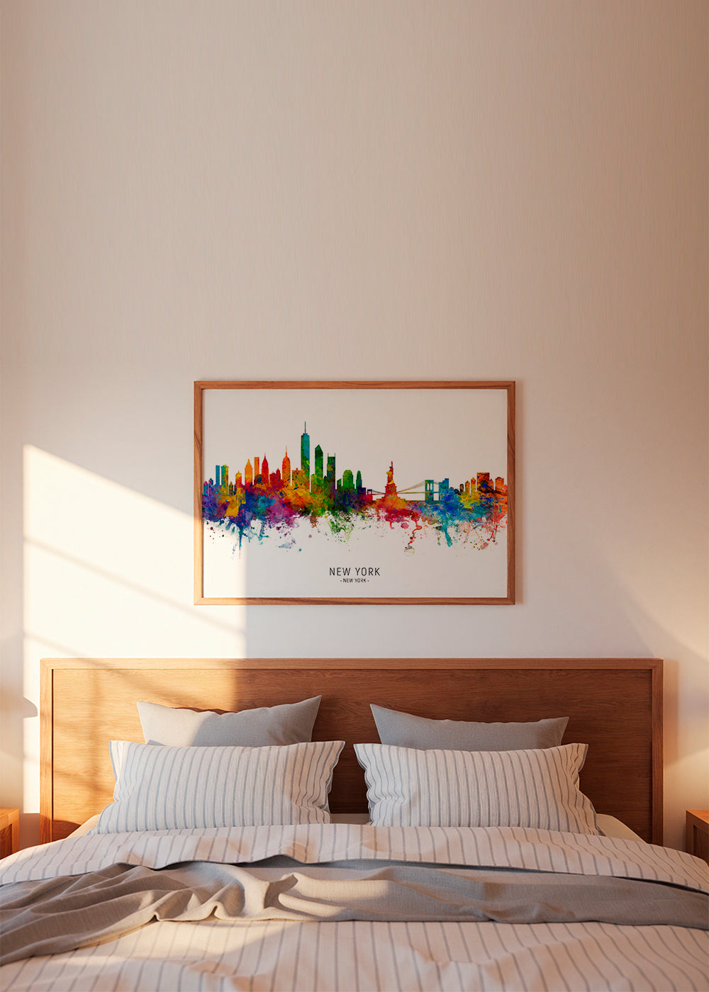 New York skyline multicolour