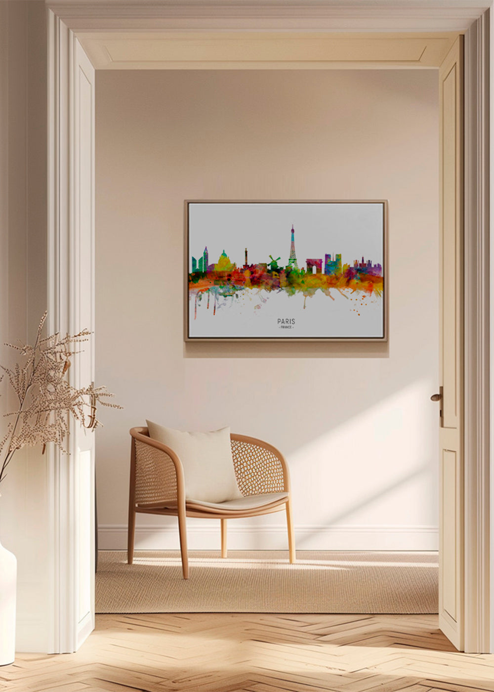 Paris skyline multicolour