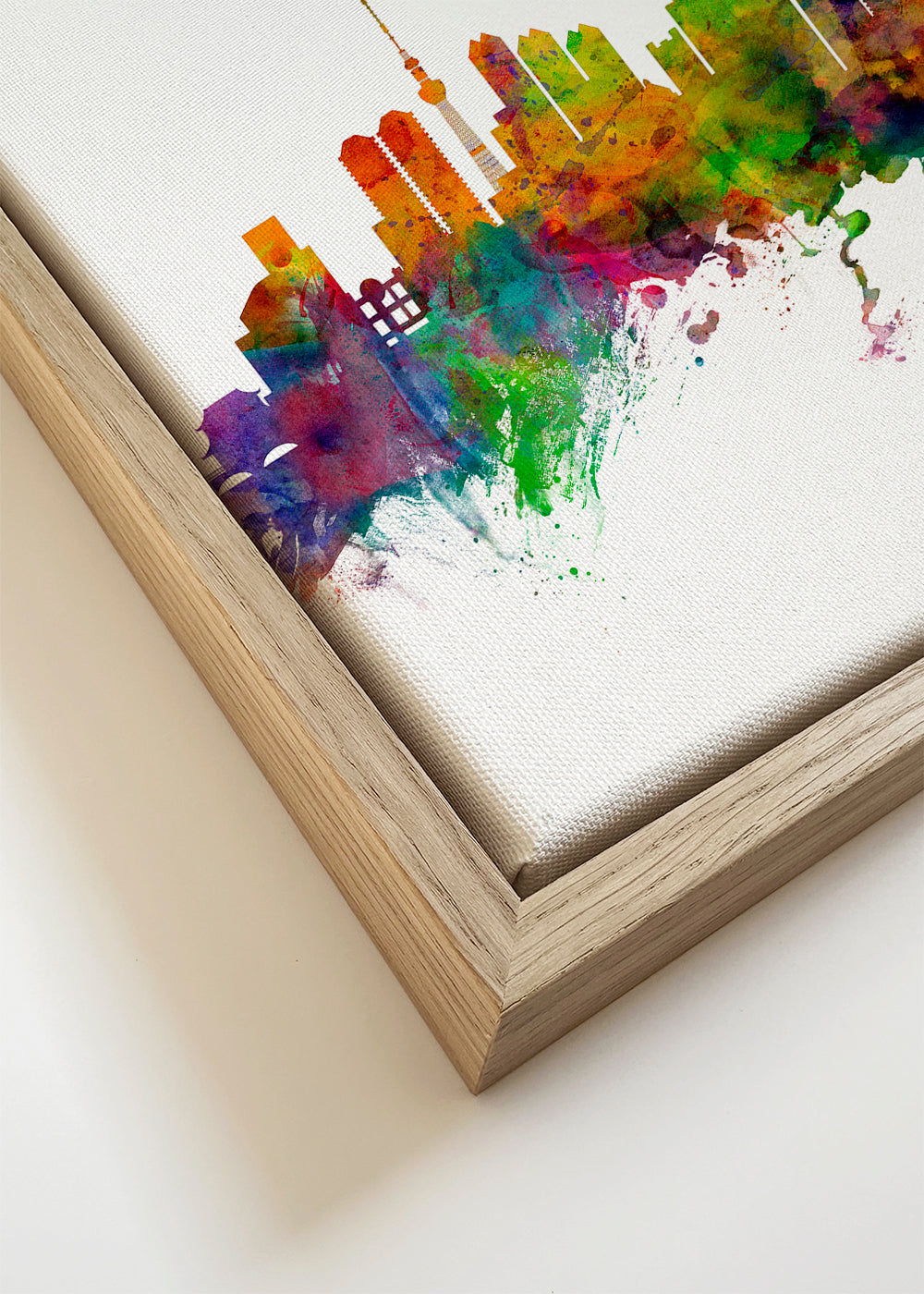 Tokyo skyline multicolour