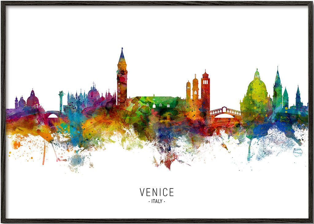 Venice skyline multicolour