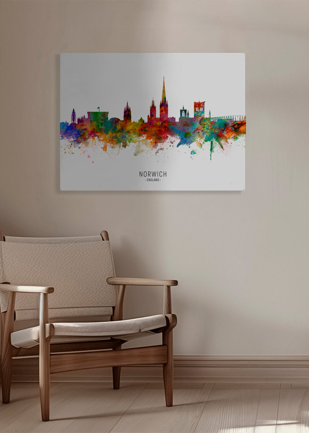 Norwich skyline multicolour