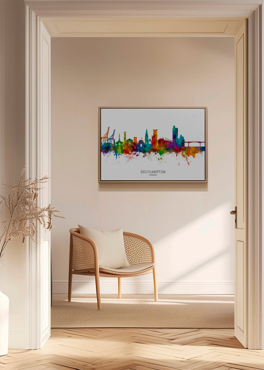 Southampton skyline multicolour