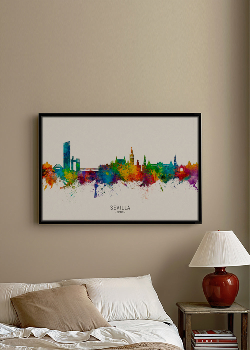 Sevilla skyline multicolour