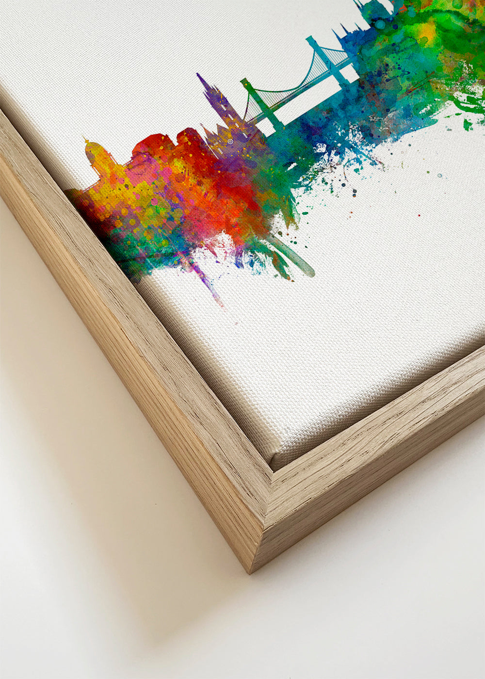 Budapest skyline multicolour