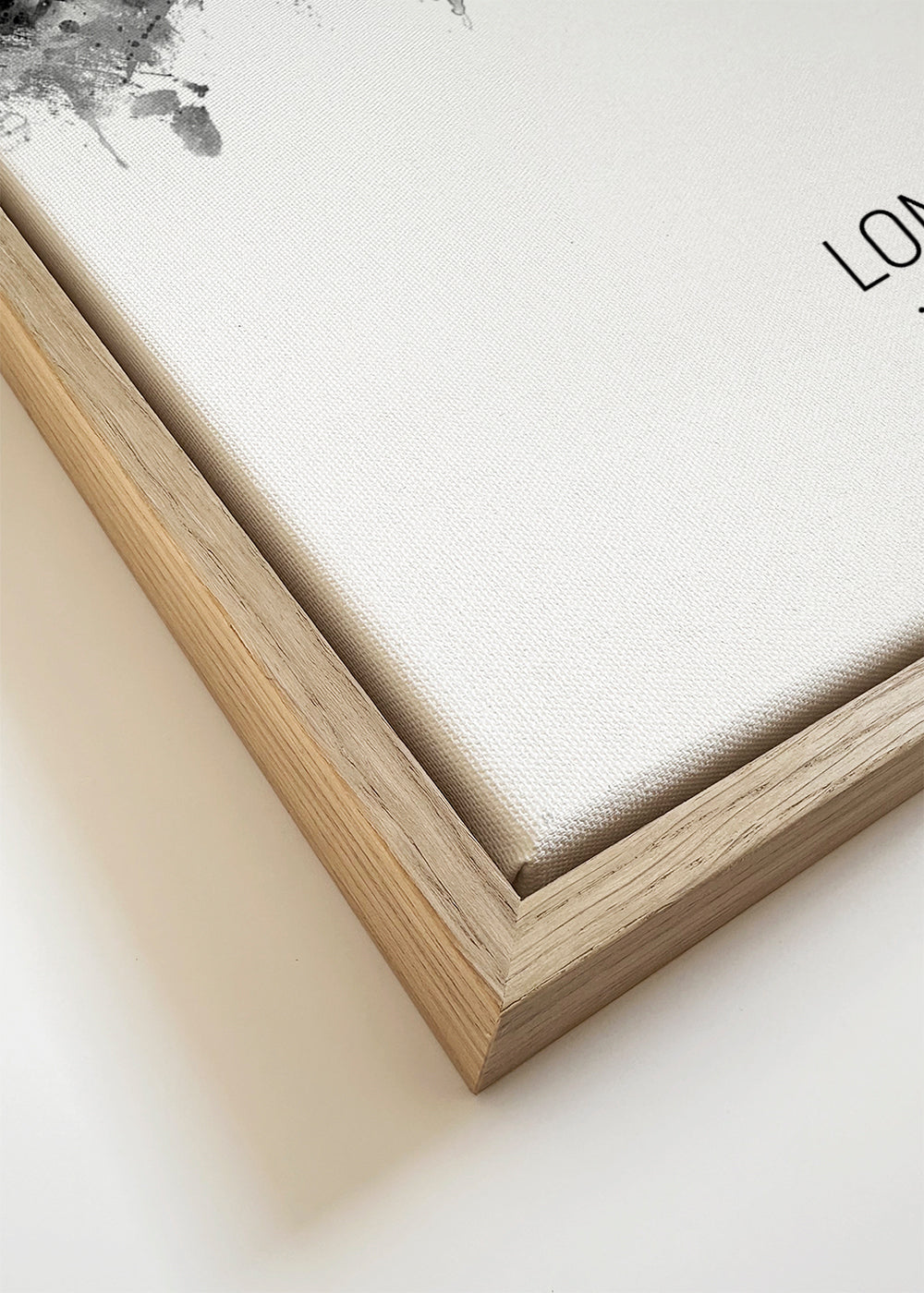 London skyline black and white