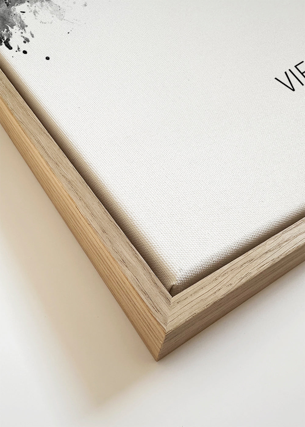 Vienna skyline black and white