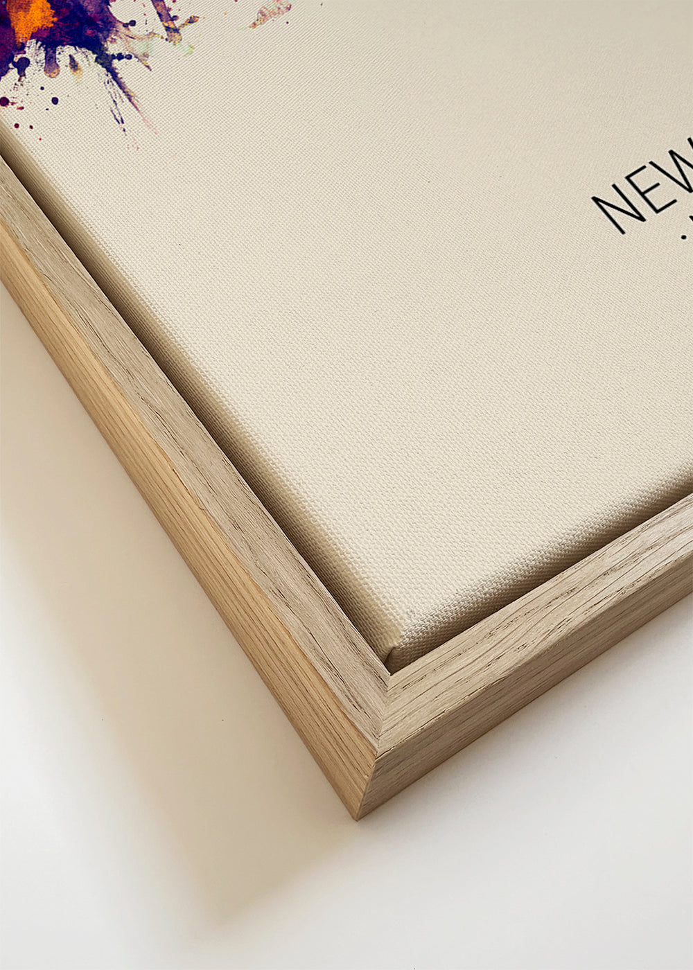 New York skyline beige