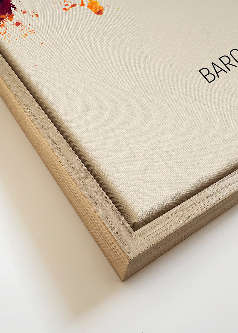 Barcelona skyline beige