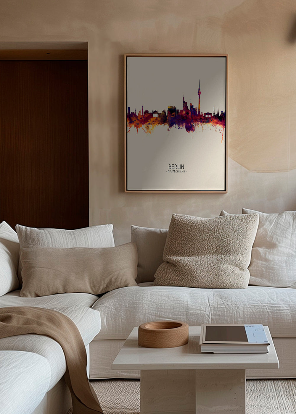 Berlin skyline beige