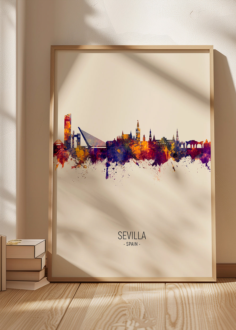 Sevilla skyline beige