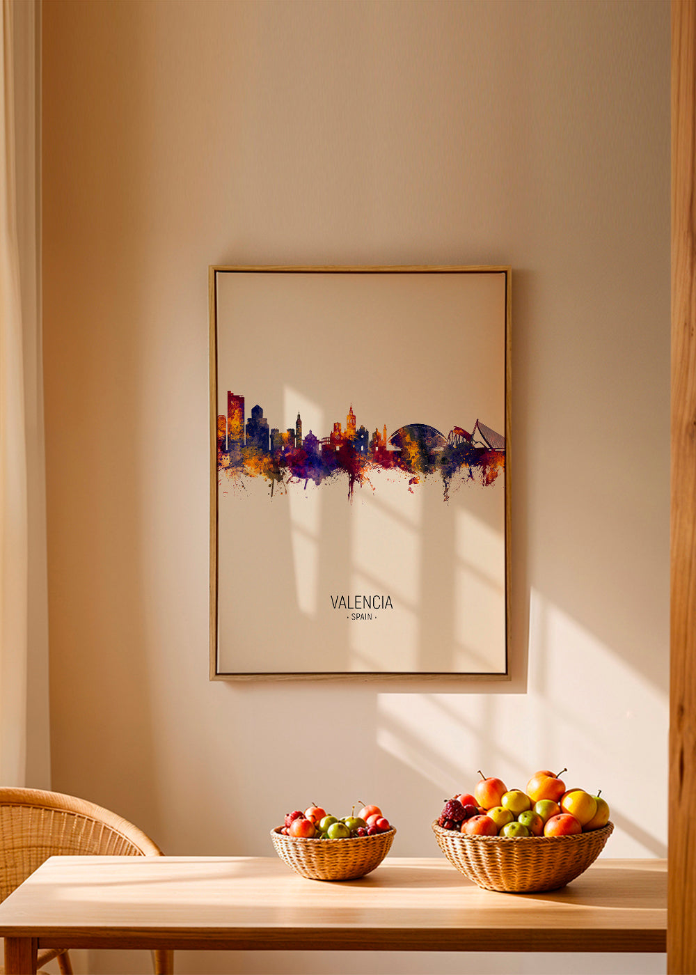 Valencia skyline beige