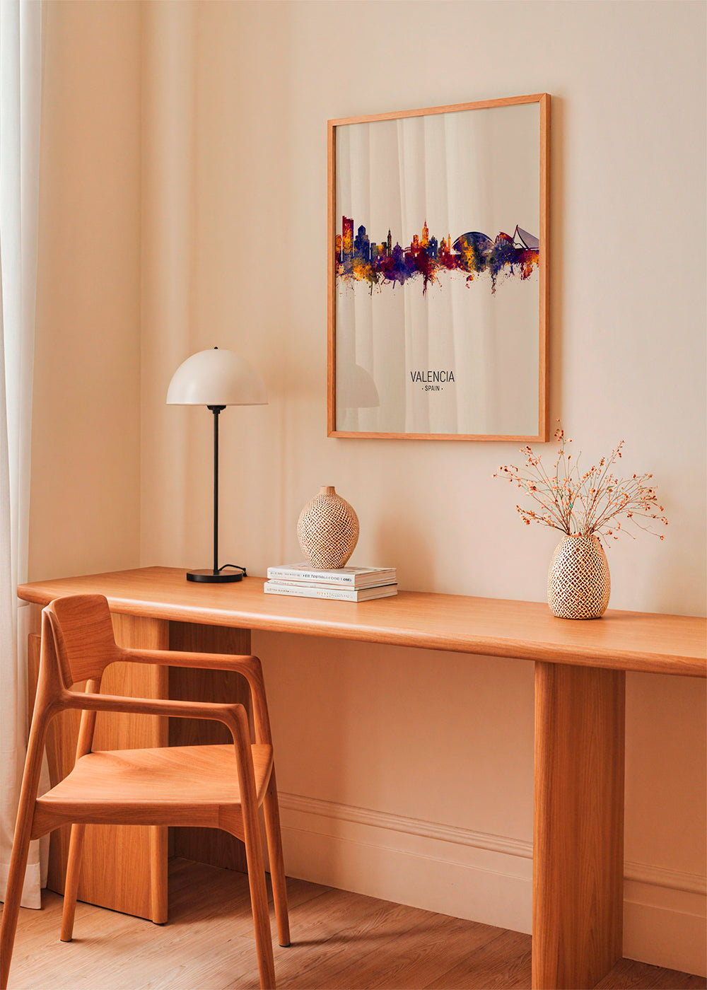 Valencia skyline beige