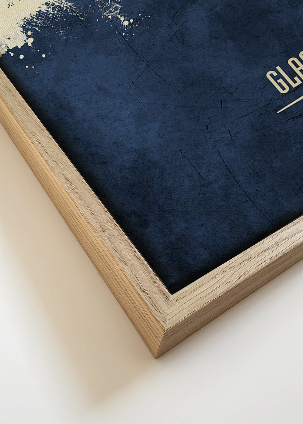 Glasgow skyline blue