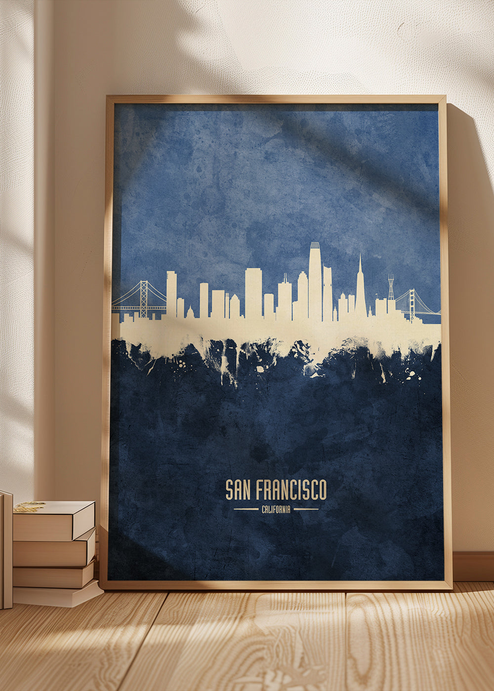 San Francisco skyline blue