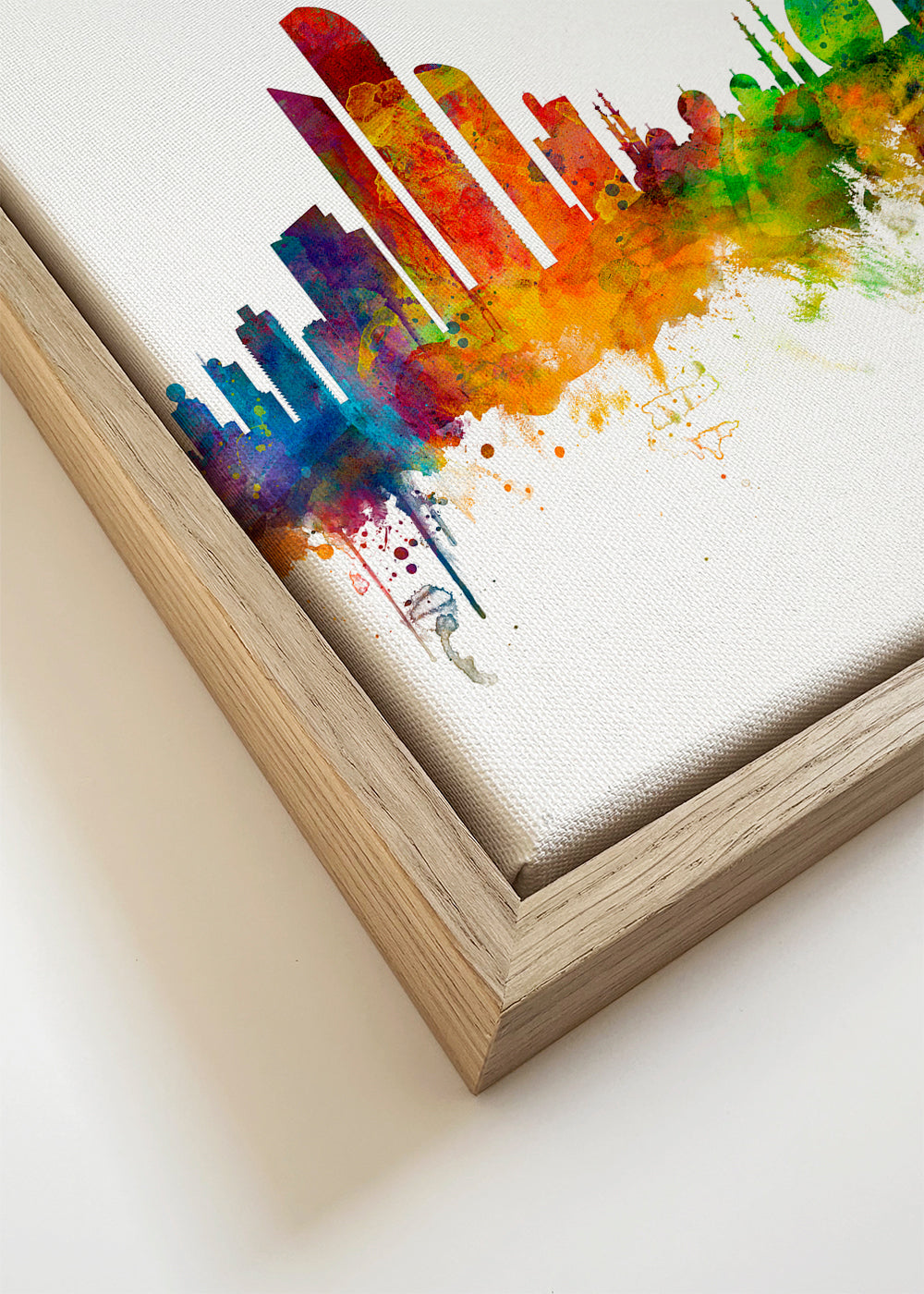 Abu Dhabi Skyline multicolour